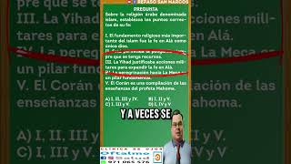 ✅ Repaso de Historia  el Islam  examen admisión San Marcos 💥 shorts short unmsm ias [upl. by Nageam]