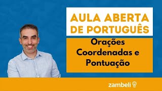 Orações coordenadas e pontuação [upl. by Kalindi]