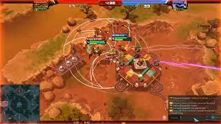 AirMech Strike 1v1 Happydeath Vs BroMania Map Sandrim [upl. by Aralc830]