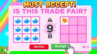 Today I Accepted EVERY Trade In Adopt Me Adopt Me Roblox Trading Challenge [upl. by Sset]