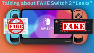 Talking about FAKE Switch 2 quotleaksquot one real leak this also aged like milk unlucky [upl. by Tor]