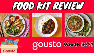 Reviewing a GOUSTO Meal Kit Box in the UK [upl. by Eronel250]