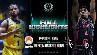 Peristeri bwin v Telekom Baskets Bonn  QuarterFinals Full Highlights  BasketballCL 202324 [upl. by Tillo]