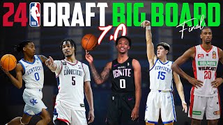 2024 NBA Draft Big Board 70  Draft Day [upl. by Alled237]