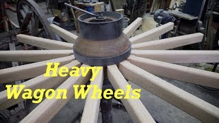 Building the 780 Pound Wagon Wheels for Borax Water Wagons  Engels Coach [upl. by Dorisa300]