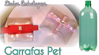 Embalagens feitas com Garrafas Pet Para Lembrancinhas ou Presente Ideas With Pet Bottles [upl. by Valentina217]