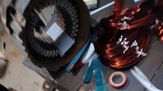 2 HP motor ki winding kaise karen 2 HP motor ka data kya hai live video like channel subscribe [upl. by Zuckerman]