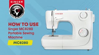 1 How to use Singer 8280 Portable Sewing Machine [upl. by Obla542]