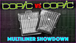 COPIC vs COPIC  Multiliner Showdown [upl. by Begga]