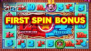 1ST SPIN BONUS on the HOT NEW SLOT Diceman [upl. by Elakram]