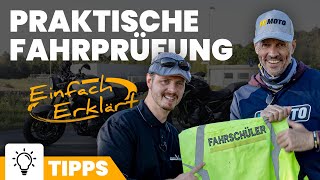 Praktische Fahrprüfung  MotorradführerscheinKlasse A [upl. by Gasser]