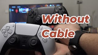 How to pair PS5 controller without cable [upl. by Brozak]