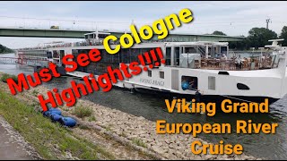 Cologne City Walk Highlights  Viking Grand European River Cruise  Day 3 [upl. by Arraeis167]