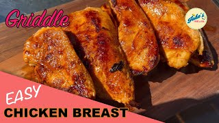 Chicken Breast on the GRIDDLE  Quick and EASY [upl. by Ethbinium488]