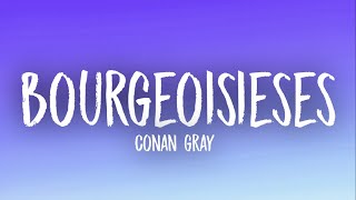 Conan Gray  Bourgeoisieses Lyrics [upl. by Eon]