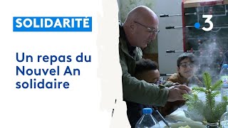 Un repas solidaire pour le Nouvel An afin de commencer 2024 [upl. by Constantin]