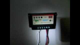 Single Solar Panel Part 2 Setting up a 10amp Charge Controller [upl. by Iggep]