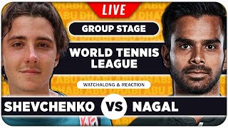 TSITSIPAS vs NAGAL • World Tennis League 2024 • LIVE Tennis Watchalong Reaction [upl. by Yras]