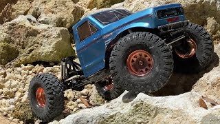 NEW Proline Aztec tires test on the Redcat Ascent 110 scale rock crawling 4x4 extreme offroad [upl. by Floro]