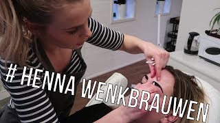 Vlog 17  Je wenkbrauwen kleuren met Henna [upl. by Sosthena]