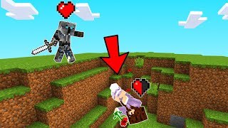 Minecraft BUT We Only HAVE 1 HEART X Life 1 [upl. by Stelmach]