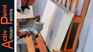 18100 COMMENT PEINDRE un RADIATEUR AU PISTOLET PEINTURE ACTIV PAINT PRO [upl. by Eiddam845]