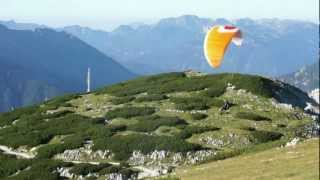 Paraglider on the Krippenstein 2108m [upl. by Attenauqa]