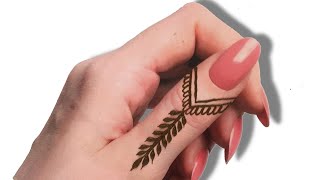 stylish Finger mehndi design simple  easy finger design  mehandi design  mehndi design 2024 [upl. by Lemaceon]