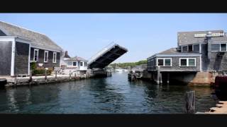 Drawbridge at Woods Hole Cape Cod Massachusetts [upl. by Nivonod]