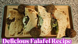 Homemade FalafelHummus amp Pita recipe  A Delicious Mediterranean Feast [upl. by Enaitsirhc211]