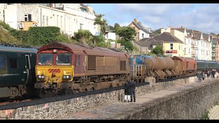 6617966154 pass Dawlish with the RHTT  5th October 2024 [upl. by Ellahcim885]