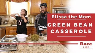 Tyson makes green bean casserole  Elissa the Mom [upl. by Luy641]