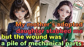 My mothers adopted daughter stabbed me but the wound was a pile of mechanical parts [upl. by Burton]