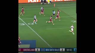 Bradman Best Try vs QLD Maroons State Of Origin 2024 🏉 [upl. by Asilrac60]