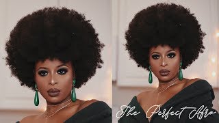 My AFRO tutorial NO SHRINKAGE  4C Natural Hair [upl. by Htebaile]