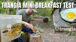 TRANGIA MINI UNBOXING  COOKED BREAKFAST Tryout  Alone in London Woods [upl. by Nenad]