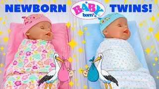 💖💙Baby Born Twins Compilation💖💙 Twin Newborns Come Home From The Hospital  Morning Routine☀️ [upl. by Aleel823]