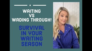 Surviving your waiting season God finishes what He starts [upl. by Dowell814]