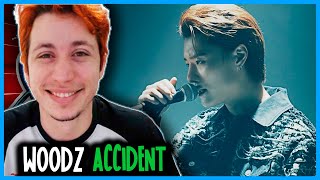 REAGINDO A WOODZ 조승연  Accident LIVE CLIP [upl. by Ahsetra883]