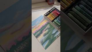 Oil pastel art art oilpastel shortsvideo [upl. by Thorlie]