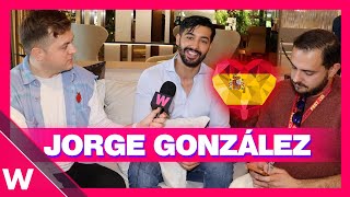 🇪🇸 Jorge González – “Caliente” INTERVIEW Benidorm Fest 2024 Finalist  Spain Eurovision [upl. by Granlund]