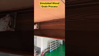 Simulated Wood Grain Process [upl. by Fortunia]