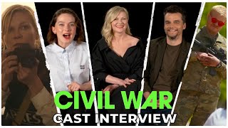 CIVIL WAR Cast Interview  Kirsten Dunst Cailee Spaeny Wagner Moura Break Down THAT Shocking Scene [upl. by Chariot763]