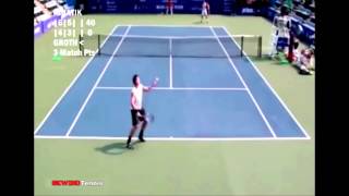 Sam Groth  Worlds FASTEST Tennis Serve Ever  2634 kmh  1637 mph [upl. by Elkin]