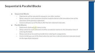 Course  Systemverilog Verification 2  L21  Sequential amp Parallel Blocks in SV [upl. by Llemej]