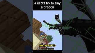 the new dragon slaying meta in minecraft minecraft reddoons funnymoments [upl. by Tildie]