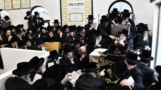 Viznitz Rebbe Visits The Tziyun Of The Tzemach Tzedek On The YahrtzeitDay [upl. by Amitak]