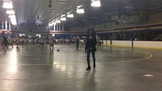 Joshua Clark singing the National Anthem for the Providence Roller Derby Show [upl. by Andria]