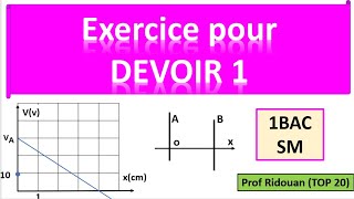 Série dexercices énergie potentielle electrostatique 1 Bac sciences mathématiques [upl. by Connelly]