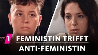 Feministin trifft AntiFeministin  1LIVE Ausgepackt  Folge 5 Feminismus [upl. by Neoma]